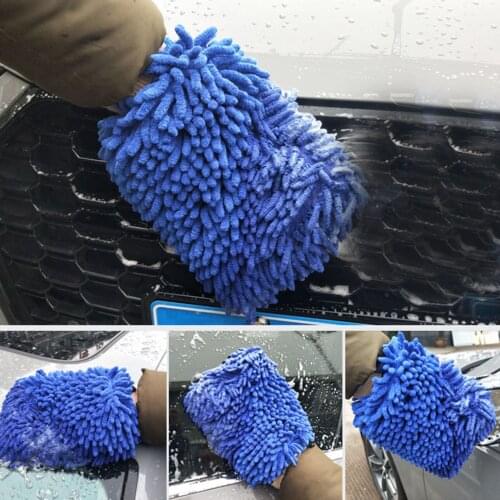 1PCS Microfiber Car Wash Gloves Car Cleaning Tool Wheel Brush Cleaning Brush Detailing Car Wash Mitt Car Wash Glove Sponge