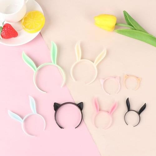 1PC Doll Rabbit Cat Shaped Headband Embryo DIY Parts 1/3 1/4 1/6 1/8 for Doll Accessory