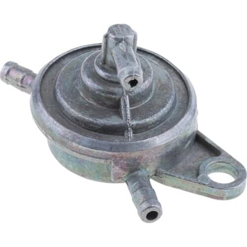 1Pc Silver 1/4" Inline Fuel Tank Filter Switch for Pit Quad Dirt Bikes ATV