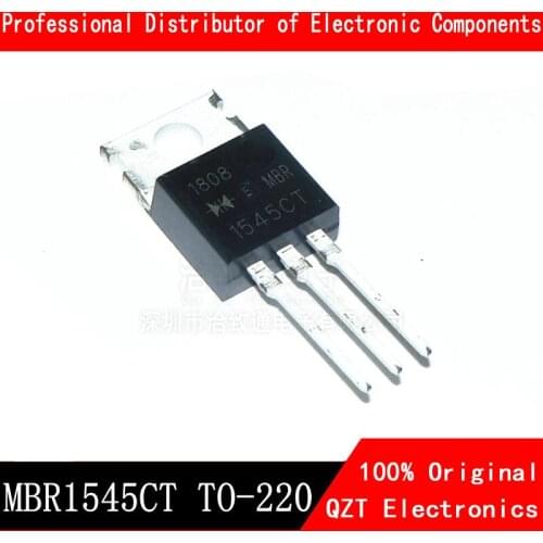 10pcs/lot MBR1545CT array diode rectifier 1545 MBR1545 TO-220AB new original In Stock