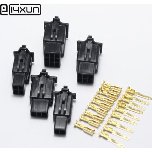 2.8mm 2P 3P 4P 6P 9P Automotive 2.8 Electrical wire Connector Male Female cable terminal plug Kits Motorcycle ebike car