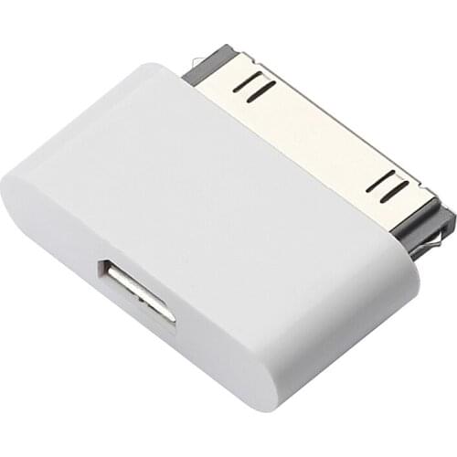 Micro 2.0 USB Female to 30 Pin Charging Adapter Converter Micro usb Cable Charger Adapter For iPhone4 4S touch4 iPad2 3 lader 1