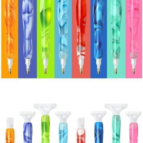 ZOOYA Handturned Resin Diamond Painting Pen Diamond Embroidery Tools Diamond Art Accessories Rhinestone Picker Tool Cross Stitch
