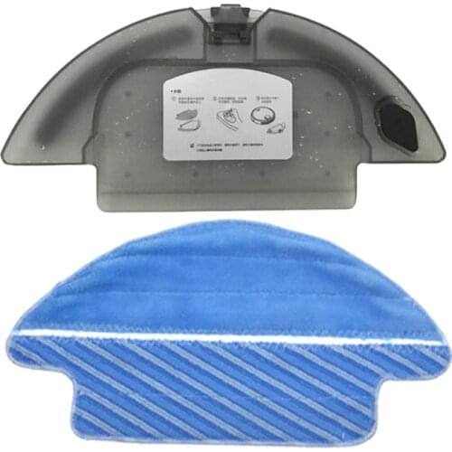 Robot Vacuum Cleaner Water tank and mop cloth for conga 3090 Robotic Vacuum Cleaner Parts Spare Accessories cleaning mop parts