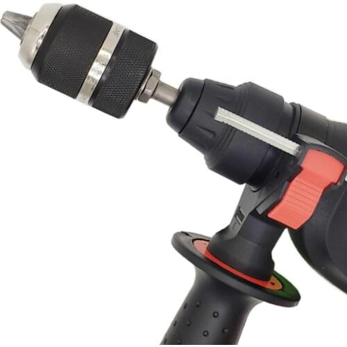 1/2" Metal Keyless Drill Chuck 3 Jaw 1.5-13mm Quick Change Adapter Drill Bit Conversion Tools 1/2"-20" Mount for Rotary Hammer