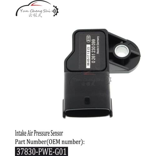 Original MAP Sensor Intake Air Pressure Sensor 37830-PWE-G01 0261230099 For Honda Jazz Civic Stream For Chevrolet Chery Polaris