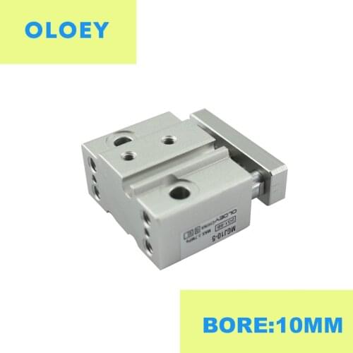 MGJ10 Miniature Guide Rod Cylinder SMC type mini 3-rod pneumatic MGJ10-5 MGJ10-10 MGJ10-20 MGJ10-15