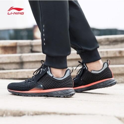 Li-Ning Men LN CLOUD SHIELD 2018 Cushion Running Shoes WATER SHELL Mono Yarn Breathable LiNing CLOUD Sport Shoes ARHN085 SOND18