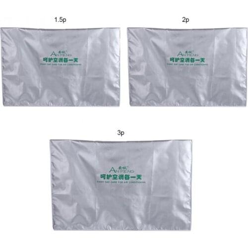 Outdoor Air Conditioner Cover Anti-Dust Anti-Snow Waterproof Sunproof Home Air Conditioner Cleaning Cover