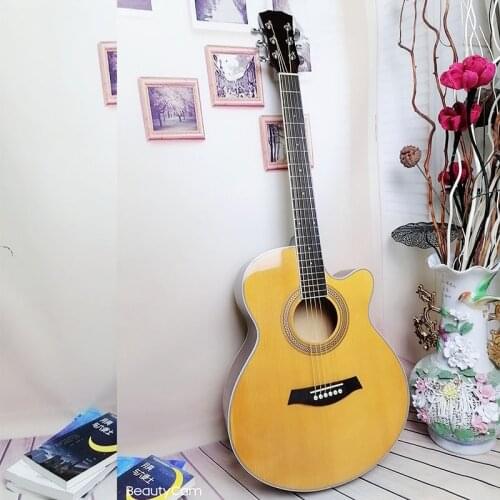 Gifts Wood Guitar Trainer Learning Tool Travel Solid Rosewood Guitar Aesthetic Music Violao Acustico Musical Instruments DL60JT