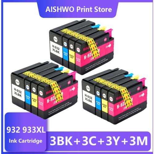 ASW 932XL 933XL Ink Cartridge for HP932XL HP933XL HP 932XL 932 for hp Office jet 6100 6600 6700 7110 7610 7612 printer