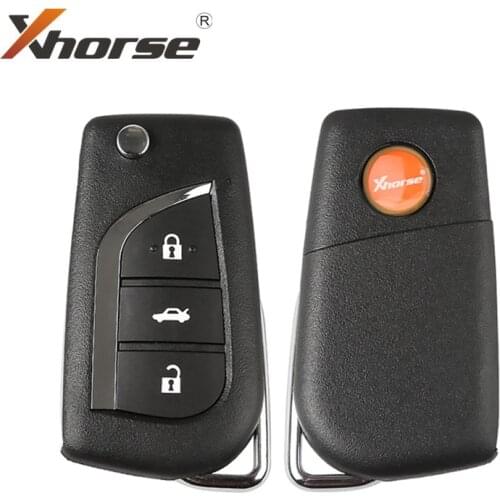 Xhorse VVDI2 for Toyota Type Wireless Universal Remote Key 3 Buttons XNTO00EN Wireless Remote Key 1 pc