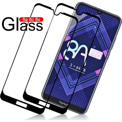 2pcs protective glass on for huawei honor 8a 8c 8x screen protector protective film for hvawei honor 8 a x c8 a8 x8 Prime Glass