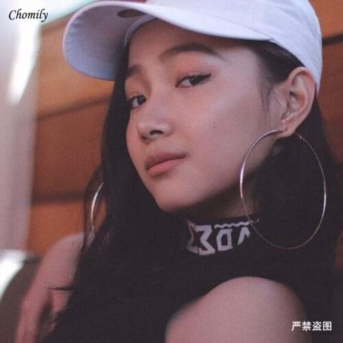 925 Sterling Silver Big Hoop Earrings For Women Large Medium Size Simple Concise Round Circle Earrings Hoops Ear Rings Earings