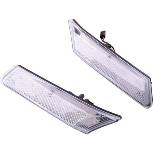 1 Pair Car LED Side Marker Fender Light Indicator Fit For Porsche 911 997 987 Boxster Cayman 2006 2007 2008 2009 2010-2012