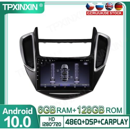 128G Android For Chevrolet Trax Chevrolet tracker 2013-2018 Car Gps Navigation Stereo Unit Multimedia Player Radio Tape Recorder