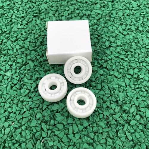 4pcs/10pcs 603 ZrO2 full Ceramic bearing 3x9x3 mm Zirconia Ceramic deep groove ball bearings 3*9*3