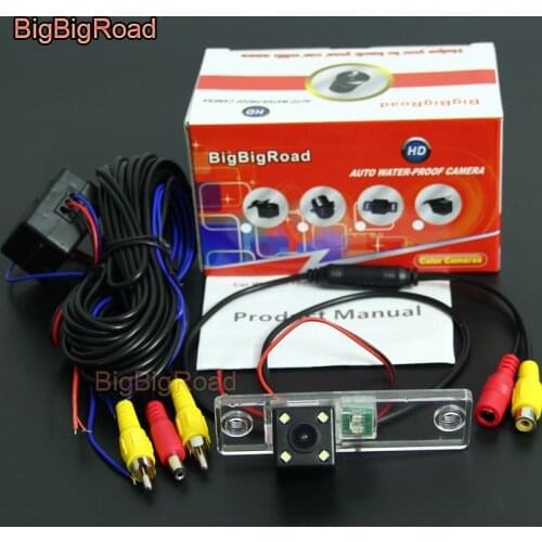 BigBigRoad Car Rear View Camera For Toyota Sequoia MK2 4Runner Land CRUISER PRADO 2010- 2016 SW4 Fortuner / Hilux Surf 2002-2010