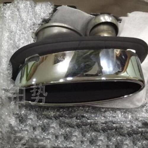 Car Exhaust tail pipe baffle 2014Ben tle yFl yin gSp ur 6.0T exhaust pipe tail throat tail nozzle tail pipe muffler exhaust port