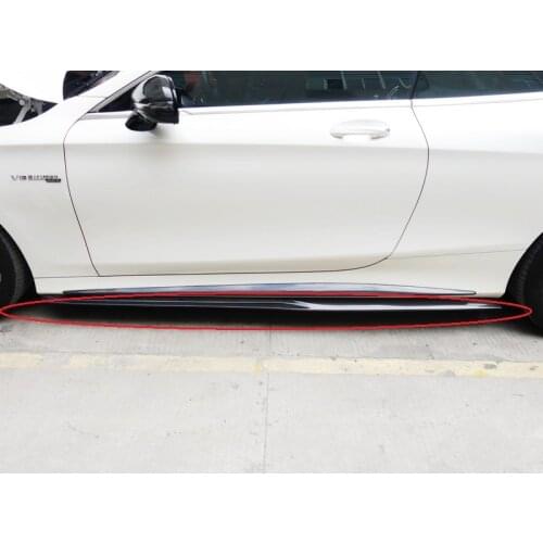 Car Accessories Carbon Fiber PSM Style Side Skirts Extention Underboard Fit For 2015-2017 MB C217 S63 Coupe Side Skirts