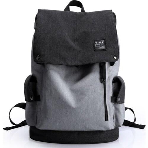 Brand Designer Unisex Men Travel School Backpacks Waterproof Material Fashion Cover Korean Style Women 15.6" Laptop Bags for Boy