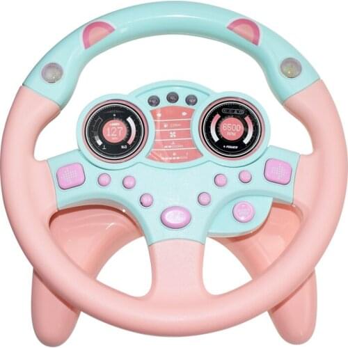 Wonderlife Steering Wheel Toy with Light Sound Baby Kids Musical Educational Copilot Stroller Steering Wheel Vocal Toys