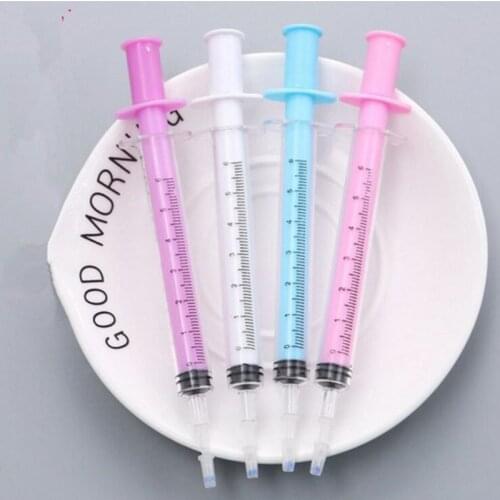 Ellen Brook 1 PCS Creative Cylinder Syringe Kawaii Cute Doctor School Officel Supplies Gift Styling Stationery Lovely Gel Pen