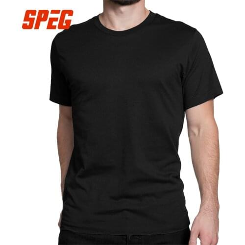 Mens Pure Solid Color T-shirt Without Printing Cotton Clothing Funny Short Sleeve Crew Neck Tees Birthday Present T-Shirt