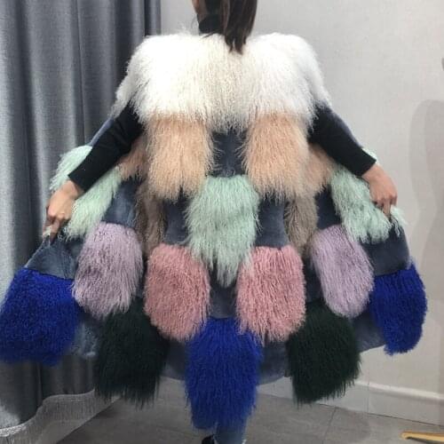 JIAMEILIDI Long Fur Coats