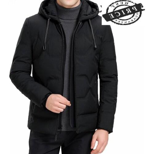2021 Fashion Winter Jacket Men Cuck Down Jackets Male Thick Warm Coats Hooded Slim Parkas Casaco Masculino Hiver 1aa600a