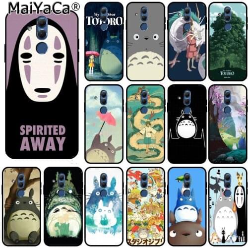 MaiYaCa Cute Totoro Spirited Away Ghibli Miyazaki Anime Phone Case for Huawei Mate 10 20 Lite 20X Mate20 10 Pro Mate9 Nova3 3i