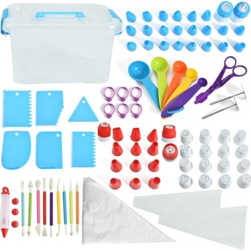 127Pcs Set Baking Tools Cake Decorating Tools Silicone Piping Cream Pastry Bag Nozzle Cream Scraper Bakeware New Arrival