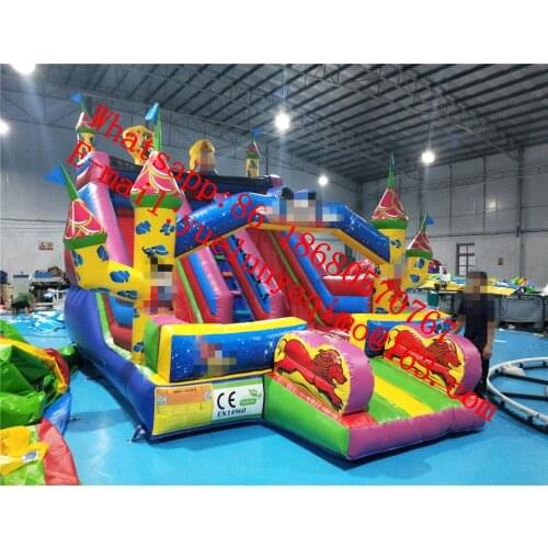 China Guangzhou) Factory direct inflatable slide / castle / trampoline / pool slide YLY-0346