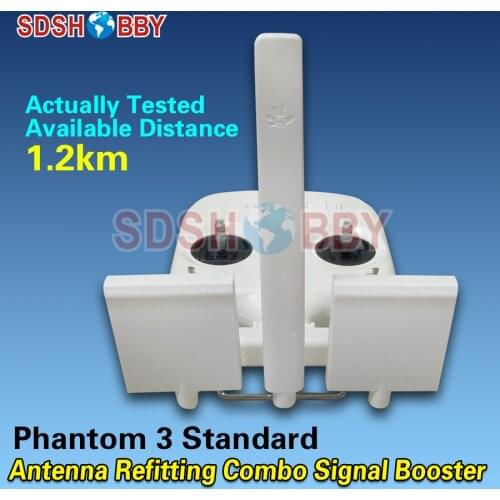 Phantom 3S/3SE Antenna Refitting Long Range Antenna Booster Refitting Combo White