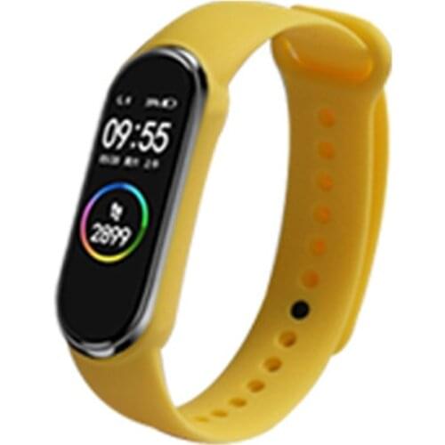 Compatible with Mi Band 6 5 Durable Sweatproof Wristband Adjustable Sports Silicone Replacement Smart Watch Straps