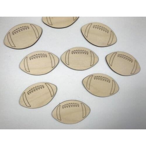 Sports Shapes Football Cutouts, Football Shapes, Sports cutouts, Wood Blanks, Sports blanks, Wooden Blanks, Football wooden shap