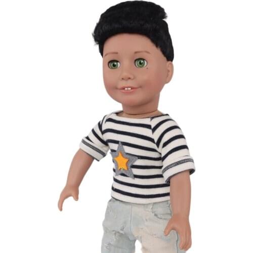 Doll wigs only Afro Tiny Curls Finished Wigs for boy 18 inch Height American Doll with 10-11 inch Head doll diy accessories