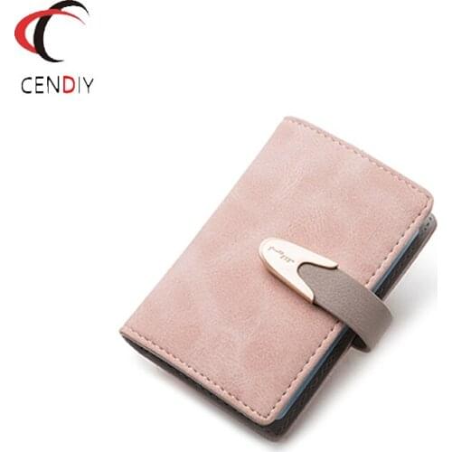 Women Credit Passport Card Bag ID Passport Card Wallet New PU Leather Function 20 Bits Card Case Business Card Holder