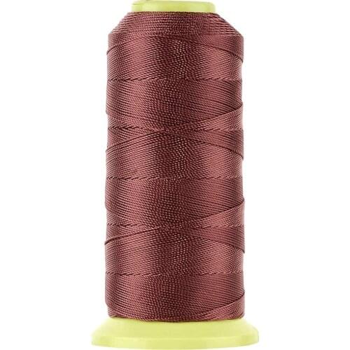 0.8mm Bonded Nylon Sewing Threads for Leather Stitching Clothes Hand Sewing Stitching Machine Sewing Thread SaddleBrown