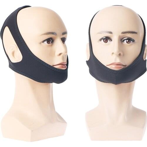 1PC Woman Man Night Sleeping Aid Band Anti Snore Belt Stop Snoring Chin Strap For Sleeping Care