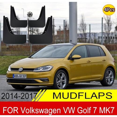 4PCS Car Mud Flaps For Volkswagen VW Golf 7 Mk7 2013~2019 Mudguard Superior Splash Guards Fender Mudflaps Auto Accessories