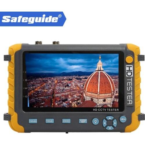 5MP 4-in-1 TVI/AHD/CVI/CVBS 5inch CCTV Security Camera Tester IV8W Support PTZ for cctv tester
