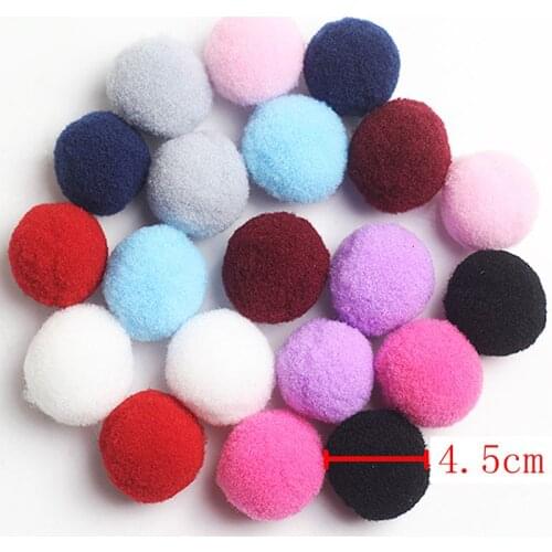 6-50pcs/lot Diameter 4cm 16 colors DIY Decoration Ball Fur Ball Pompon Home Party Decor Decorative Flowers Crafts 7402