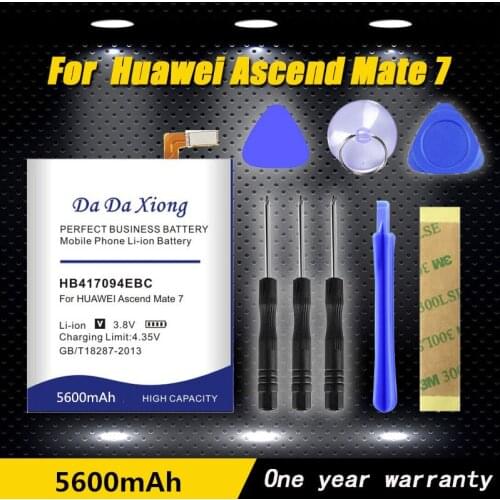 High Capacity 5600mAh Model HB417094EBC Battery for Huawei Ascend Mate 7 MT7 TL00 TL10 UL00 CL00