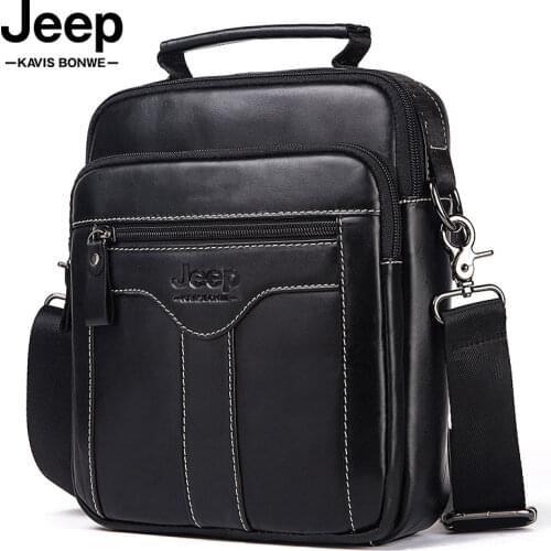 Brand Men Shoulder Bags Handbag Messenger Bag Casual Man Crossbody Bags Men Cowhide Leather Business Bag Fashion Handbags Black