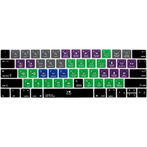 Premium VIM/VI Shortcuts Keyboard Cover for Macbook Pro 13 15 With Touch Bar [Released 2016 2017] A1706/A1707