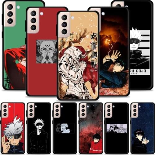 Case For Samsung Galaxy S21 S20 Ultra S10 Plus Lite S20FE 5G S10e S9 S8 Edge Shell Silicone Cover jujutsu kaisen Gojou satoru