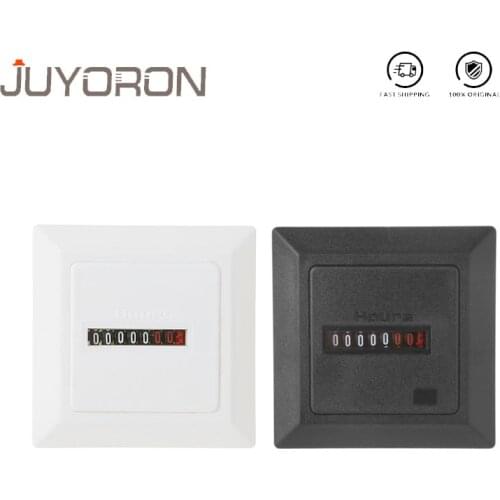 HM-1 Timer Square Counter Digital 0-99999.9 Hour Meter Hourmeter Gauge 0.3W AC220-240V / 50Hz AC Free Shipping