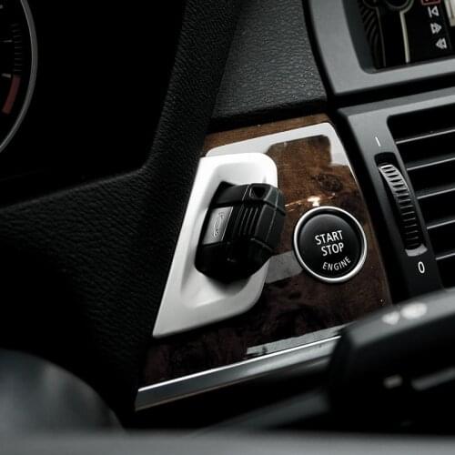 Car Styling Console Decoration Sticker Trim For BMW X5 X6 E70 E71 2008-14 LHD Interior Accessories