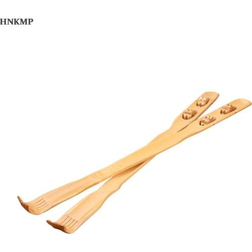 45cm Wooden Back Scratcher Wood Back Scraper Scratching Massager Body Massage Hackle Itch Stick Health Product